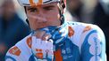 Team DSM-Firmenich PostNL's Dutch cyclist Fabio Jakobsen waits for the start of the 2nd stage of the Paris-Nice cycling race, 179 km between Thoiry and Montargis, on March 4, 2024. 
Thomas SAMSON / AFP