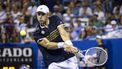 2023-08-05 21:10:34 epa10786871 Tallon Griekspoor of the Netherlands in action against Taylor Fritz of the USA during their Men's Singles semi final match at the Mubadala Citi DC Open in Washington, DC, USA, 05 August 2023.  EPA/JIM LO SCALZO