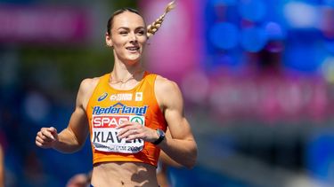 BIRMINGHAM - Lieke Klaver in actie op de halve finale 400 meter tijdens de vierde dag van de EK atletiek. IRIS VAN DEN BROEK / ANP