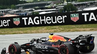 Red Bull's Dutch driver Max Verstappen drives during the second practice session at the Red Bull Ring race track in Spielberg, Austria, on June 27, 2025, ahead of the Formula One Austrian Grand Prix.  
Joe Klamar / AFP