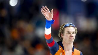 HEERENVEEN - Stijn Van De Bunt (NED) in actie op de 5000 meter allround mannen tijdens de derde dag van de WK allround en sprint in ijsstadion Thialf. SEM VAN DER WAL / ANP