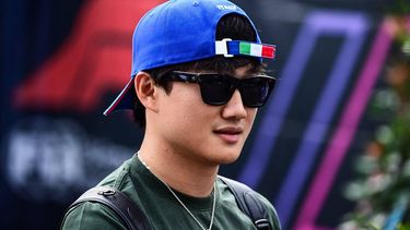 2023-09-02 10:42:10 Alpha Tauri's Japanese driver Yuki Tsunoda looks on as he arrives prior to the third practice session, ahead of the Italian Formula One Grand Prix at Autodromo Nazionale Monza circuit, in Monza on September 2, 2023. 
Ben Stansall / AFP