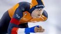 HEERENVEEN - Jenning De Boo (NED) in actie op de 1000 meter sprint mannen tijdens de tweede dag van de WK allround en sprint in ijsstadion Thialf. SEM VAN DER WAL / ANP