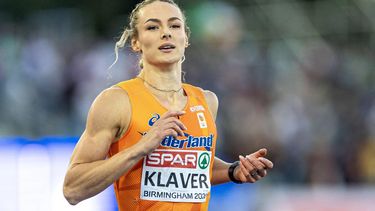 BIRMINGHAM - Lieke Klaver in actie op de 400m vrouwen tijdens de zesde dag van de EK atletiek. IRIS VAN DEN BROEK / ANP