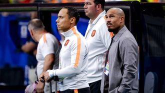 HOUSTON - Nigel de Jong voorafgaand aan het FIFA-wereldkampioenschap voetbal 2026 groep F wedstrijd tussen Nederland en Zweden in het Houston Stadion op 20 juni 2026 in Houston, Verenigde Staten. ROBIN VAN LONKHUIJSEN / ANP