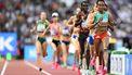 2023-08-23 19:21:29 Ethiopia's Gudaf Tsegay competes in the women's 5000m heats during the World Athletics Championships at the National Athletics Centre in Budapest on August 23, 2023. 
Jewel SAMAD / AFP
