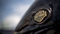 epa06865969 A logo is seen on the fuel tank during the Harley-Davidson 115th anniversary celebration in Prague, Czech Republic, 05 July 2018. The iconic US motorcycle company celebrates its 115th anniversary with Harley-Davidson enthusiasts from around the world with gathering in Prague for a four day event. About 60,000 motorcyclists are expected to take part in the celebrations.  EPA/MARTIN DIVISEK