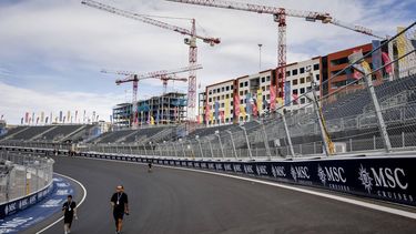 MADRID - Kombocht La Monumental op het nieuwe Madring-circuit voorafgaand aan de Grote Prijs van Spanje. SEM VAN DER WAL / ANP