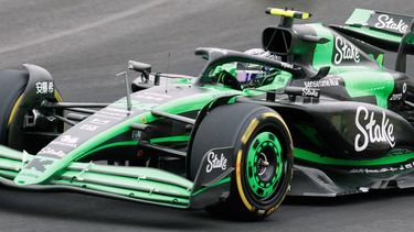 Kick Sauber's Chinese driver Zhou Guanyu races during the sprint qualifying for the Formula One Sao Paulo Grand Prix at the Jose Carlos Pace racetrack, aka Interlagos, in Sao Paulo, Brazil, on November 1, 2024. 
Miguel Schincariol / AFP