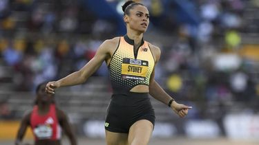 USA's Sydney McLaughlin-Levrone competes to win the women's 400m event during the Grand Slam Track competition at the National Stadium in Kingston, Jamaica, on April 6, 2025. 
Ricardo Makyn / AFP