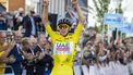 SURHUISTERVEEN - Tourwinnaar Tadej Pogacar van UAE Team Emirates wint de Profronde van Surhuisterveen. Het is voor het eerst dat de Sloveense renner van start gaat in het Friese wielercriterium. ANP VINCENT JANNINK