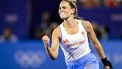 PARIJS - Pien Sanders tijdens de shootouts tijdens de finale hockey tegen China, op de Olympische Spelen. ANP ROBIN VAN LONKHUIJSEN