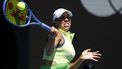 epa12681420 Madison Keys of the USA in action against Jessica Pegula of the USA during their women’s fourth round match on day 9 of the 2026 Australian Open tennis tournament at Melbourne Park in Melbourne, Australia, 26 January 2026.  EPA/ROB PREZIOSO AUSTRALIA AND NEW ZEALAND OUT