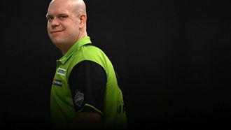 Netherlands' Michael van Gerwen plays against England's Chris Dobey in their PDC World Darts Championship semi- final, at Alexandra Palace in London on January 2, 2025. 
Ben STANSALL / AFP