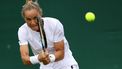 epa11449930 Arantxa Rus of the Netherlands in action during the Women's 1st round match against Yue Yuan of China at the Wimbledon Championships, Wimbledon, Britain, 01 July 2024.  EPA/TIM IRELAND  EDITORIAL USE ONLY