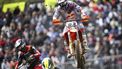 epa12044509 Jeffrey Herlings of the Netherlands in action during the first MXGP race of the Motocross World Championship in Frauenfeld, Switzerland, 21 April 2025.  EPA/GIAN EHRENZELLER