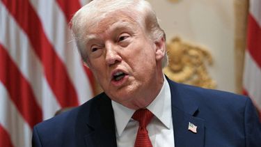 US President Donald Trump speaks during a cabinet meeting in the Cabinet Room of the White House on March 26, 2026 in Washington, DC.  
Jim WATSON / AFP