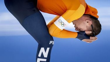 MILAAN - Joep Wennemars tijdens de 1.000 meter bij het langebaanschaatsen in het Milano Speed Skating Stadium op de Olympische Winterspelen van Milaan. SEM VAN DER WAL / ANP