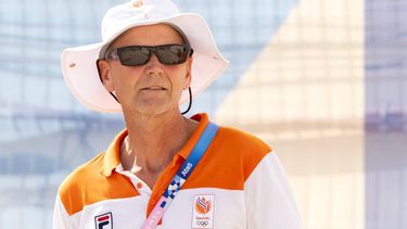 MARSEILLE - Hoofdcoach watersportverbond Arnoud Hummel op de Olympische Spelen. ANP SANDER KONING