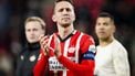 EINDHOVEN - Luuk de Jong of PSV Eindhoven na afloop van de UEFA Champions League wedstrijd tussen PSV Eindhoven en Liverpool FC in het Phillips stadion op 29 januari 2025 in Eindhoven, Nederland. ANP ROBIN VAN LONKHUIJSEN