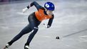 Netherlands' Xandra Velzeboer competes in the short track speed skating women's 1500m semi-final during the Milano Cortina 2026 Winter Olympic Games at Milano Ice Skating Arena in Milan on February 20, 2026. 
Gabriel BOUYS / AFP