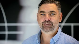 ARNHEM - Guido Gortzen van het volleybalteam dat op de Olympische Spelen van Atlanta in 1996 goud won. De selectie van het gouden team van 1996 wordt voor het 25-jarig jubileum van de winst ontvangen in Hotel Papendal. ANP SANDER KONING