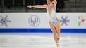 The Netherlands' Niki Wories competes during the Women Short Program event of the ISU European Championships in Tallinn, Estonia on January 29, 2025. 
Daniel MIHAILESCU / AFP