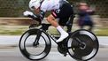 epaselect epa11953883 Juan Ayuso of team UAE Team Emirates in action during the 1st stage of the 60th Tirreno Adriatico cycling race, an individual time trial of 11.5 km in Lido di Camaiore, Italy, 10 March 2025.  EPA/ROBERTO BETTINI