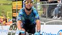 2023-07-06 17:55:01 epa10730306 British rider Mark Cavendish of Astana Qazaqstan Team crosses the finish line of the 6th stage of the Tour de France 2023, a 144,9km race from Tarbes to Cauterets-Cambasque, France 06 July 2023.  EPA/CHRISTOPHE PETIT TESSON