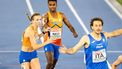 ROME - Femke Bol, Lieke Klaver, Isaya Klein Ikkink en Liemarvin Bonevacia in actie tijdens de 4x400m gemengde estafette op de eerste dag van de Europese kampioenschappen atletiek. ANP IRIS VAN DEN BROEK