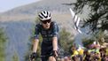 ving Team Visma - Lease a Bike team's Danish rider Jonas Vingegaard crosses the finish line of the 20th stage of the 111th edition of the Tour de France cycling race, 132,8 km between Nice and Col de la Couillole, southeastern France, on July 20, 2024. 
Thomas SAMSON / AFP