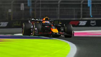 Red Bull Racing's Dutch driver Max Verstappen drives during the second practice session of the 2025 Saudi Arabia Formula One Grand Prix at the Jeddah Corniche Circuit on April 18, 2025. 
Giuseppe CACACE / AFP