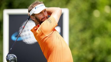 BADHOEVEDORP - Joost Luiten tijdens de laatste dag van de 104e editie van het KLM Open golf op The International golfbaan nabij Amsterdam. ANP SANDER KONING