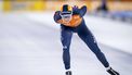 HEERENVEEN - Marijke Groenewoud (NED) in actie op de 3000 meter allround vrouwen tijdens de derde dag van de WK allround en sprint in ijsstadion Thialf. SEM VAN DER WAL / ANP
