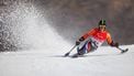 epa09814196 A handout photo made available by the Olympic Information Service shows Niels De Langen of Netherlands (LW10-2) in action in the Men's Giant Slalom Sitting Para Alpine Skiing at the Yanqing National Alpine Skiing Centre during Beijing 2022 Winter Paralympic Games, Yanqing, China, 10 March 2022.  EPA/Simon Bruty / HANDOUT  HANDOUT EDITORIAL USE ONLY/NO SALES