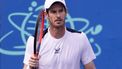 2023-08-04 15:50:06 epa10785092 Andy Murray of Britain in action against Taylor Fritz of the USA during their Men's Singles Round of 16 match at the Mubadala Citi DC Open at Rock Creek Park Tennis Center in Washington, DC, USA, 04 August 2023.  EPA/MICHAEL REYNOLDS