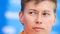 PARIJS - Demi Schuurs tijdens een persconferentie in het olympisch dorp van Parijs voorafgaand aan het begin van de Spelen. ANP REMKO DE WAAL