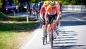 Belgian Laurens De Plus of INEOS Grenadiers cycles during the men elite race of the Liege-Bastogne-Liege UCI World Tour one day cycling race, 259,5km from Liege, over Bastogne to Liege, on April 26, 2026. 
MAARTEN STRAETEMANS / Belga / AFP