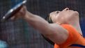 Netherlands' Alida van Daalen competes in the women's Discus Throw qualification during the European Athletics Championships at the Olympic Stadium in Munich, southern Germany on August 15, 2022. 
ANDREJ ISAKOVIC / AFP