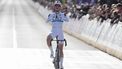 epa12870741 Dutch cyclist Demi Vollering of team FDJ United - Suez crosses the finish line to win the 164,1 kilometres Tour of Flanders one-day cycling race from Oudenaarde to Oudenaarde, in Oudenaarde, Belgium, 05 April 2026.  EPA/OLIVIER MATTHYS