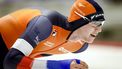 INZELL - Jenning De Boo (NED) tijdens de 1000 meter mannen op het wereldkampioenschap schaatsen sprint in de Max Aicher Arena in het Duitse Inzell. ANP VINCENT JANNINK