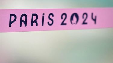 The logo for the Paris 2024 Olympic Games is displayed in Paris on July 27, 2024. China took the first gold of the Paris Olympics on July 27, as the rain that dampened the opening ceremony took its toll on the first full day of sporting action.
Kirill KUDRYAVTSEV / AFP