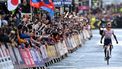 2023-08-06 17:40:05 Netherland's Mathieu van der Poel reacts after winning the men's Elite Road Race at the Cycling World Championships in Edinburgh, Scotland on August 6, 2023. men's Elite Road Race at the Cycling World Championships in Edinburgh, Scotland on August 6, 2023. Netherland's Mathieu van der Poel took first place in the race that began in Scotland's capital city, Edinburgh, and ended with a street circuit in Glasgow. Belgium's Wout van Aert came second with Slovenia's Tadej Pogacar finishing in third place.
Oli SCARFF / AFP