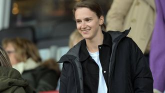 2023-04-11 19:50:38 ROTTERDAM - Vivianne Miedema voorafgaand aan de vriendschappelijke wedstrijd voor vrouwen tussen Nederland en Polen in Sparta Stadion Het Kasteel op 11 april 2023 in Rotterdam, Nederland. ANP GERRIT VAN KEULEN