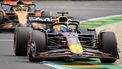 Red Bull Racing's Dutch driver Max Verstappen drives during the third practice session of the Formula One Australian Grand Prix at the Albert Park Circuit in Melbourne on March 15, 2025. 
Paul Crock / AFP