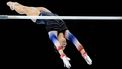 2023-10-01 16:09:01 ANTWERPEN - Eythora Thorsdottir in actie tijdens de kwalificaties voor de wereldkampioenschappen turnen. ANP IRIS VAN DEN BROEK