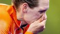 PARIJS - Ellen van Dijk na de finish van de tijdrit wielrennen vrouwen op de Olympische Spelen in de Franse hoofdstad. ANP KOEN VAN WEEL