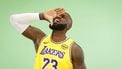 epaselect epa12415397 Los Angeles Lakers forward LeBron James attends the Los Angeles Lakers Media Day at the UCLA Health Training Center in El Segundo, California, USA, 29 September 2025.  EPA/CAROLINE BREHMAN  SHUTTERSTOCK OUT