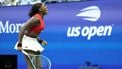 USA's Coco Gauff celebrates after winning her women's singles first round tennis match against Australia's Ajla Tomljanovic on day three of the US Open tennis tournament at the USTA Billie Jean King National Tennis Center in New York City, on August 26, 2025. 
CHARLY TRIBALLEAU / AFP