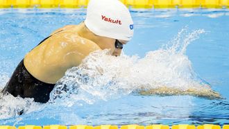 2023-07-24 11:19:53 FUKUOKA - Tes Schouten in actie op de 100 school vrouwen tijdens het WK Zwemmen in Japan. ANP KOEN VAN WEEL